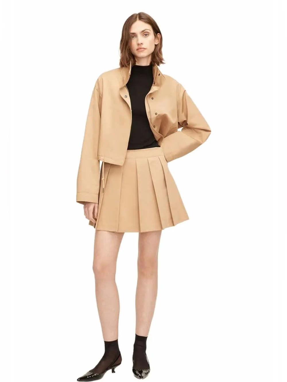 Rebecca Taylor Military Cotton Skirt